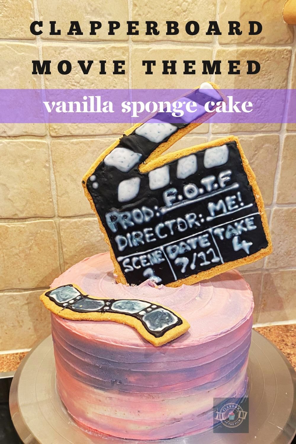 Clapping Cake How To Make a Clapperboard Cake