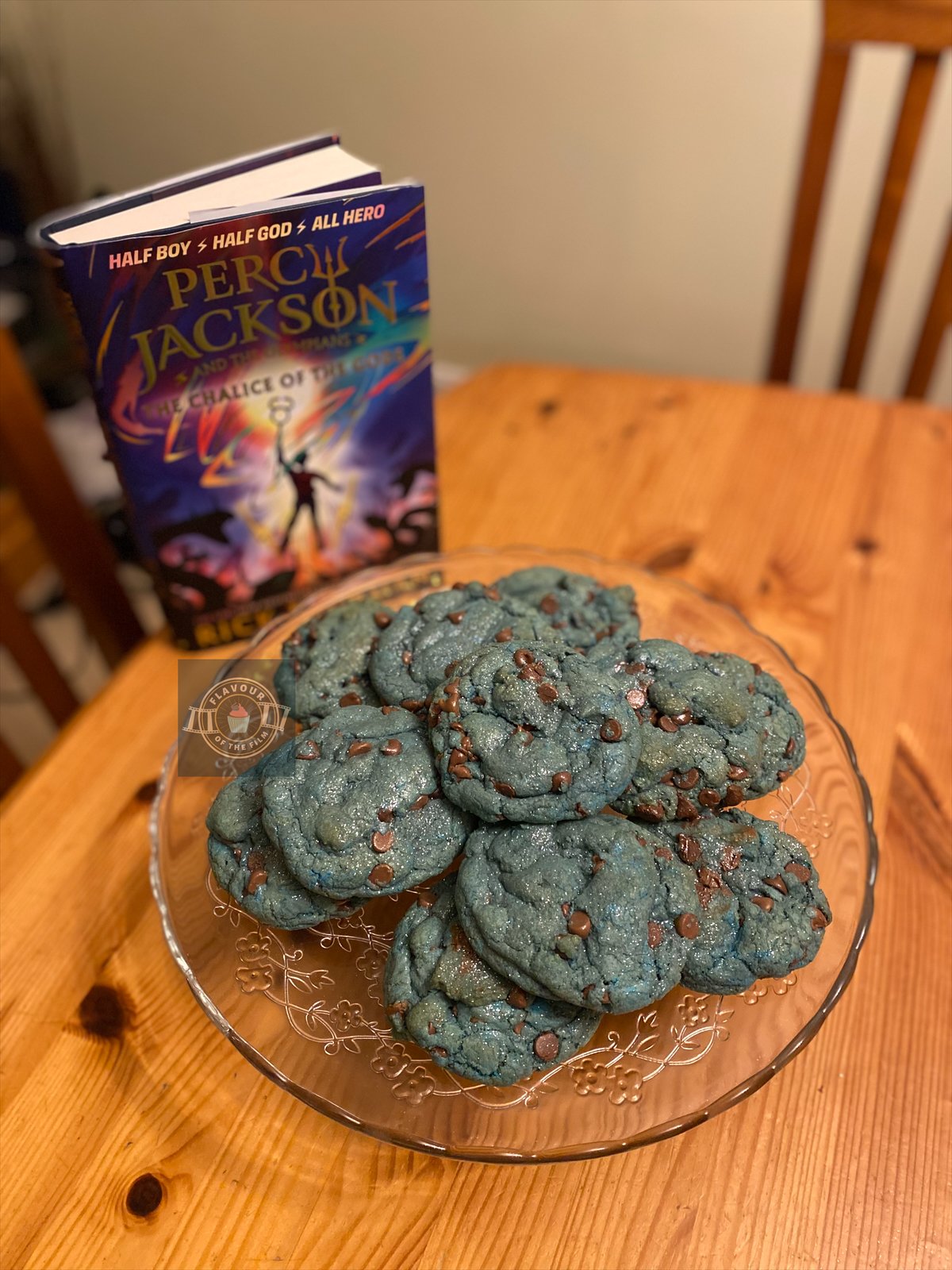 Blue Chocolate Chip Cookies | Percy Jackson and the Olympians