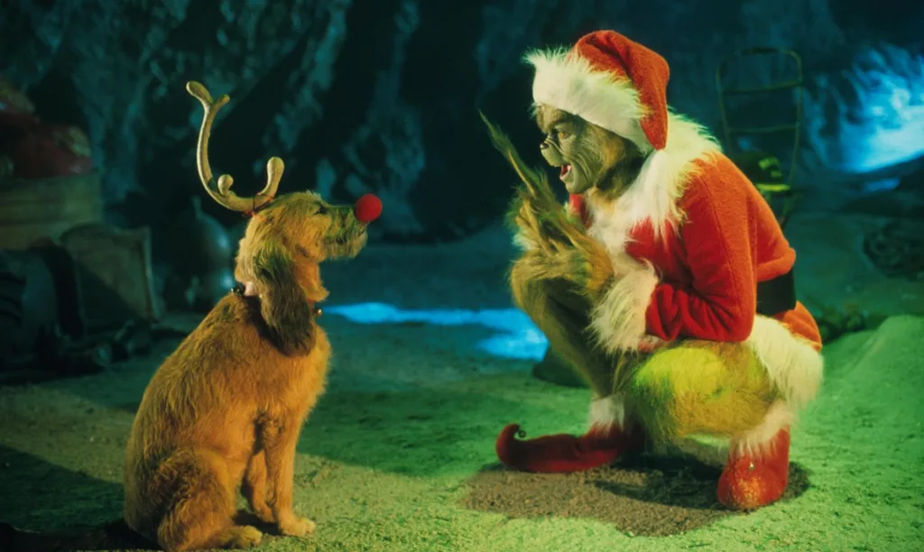 The Grinch and Max ready to steal Christmas from the Whos.