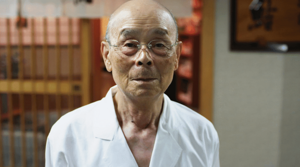 Head and shoulders shot of Jiro Ono.