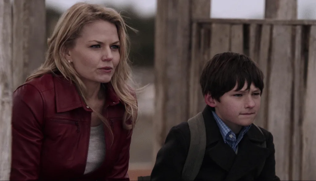 Emma Swan with her son.
