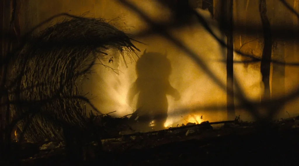 A creature's silhouette.
