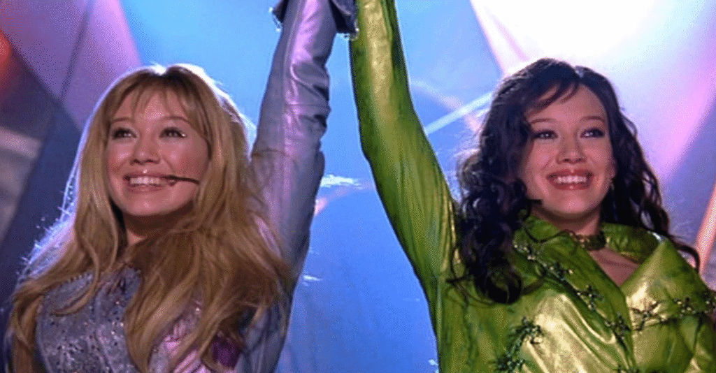Lizzie and her Italian lookalike.