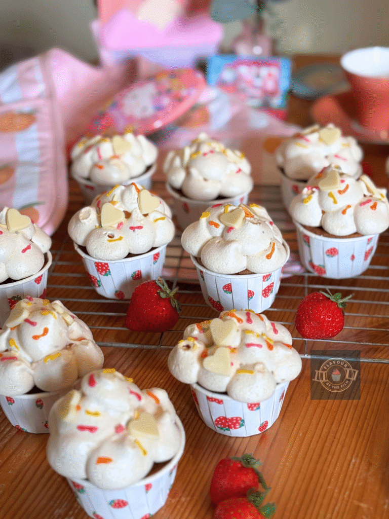 Cute Cloud My Melody & Kuromi Cupcakes
