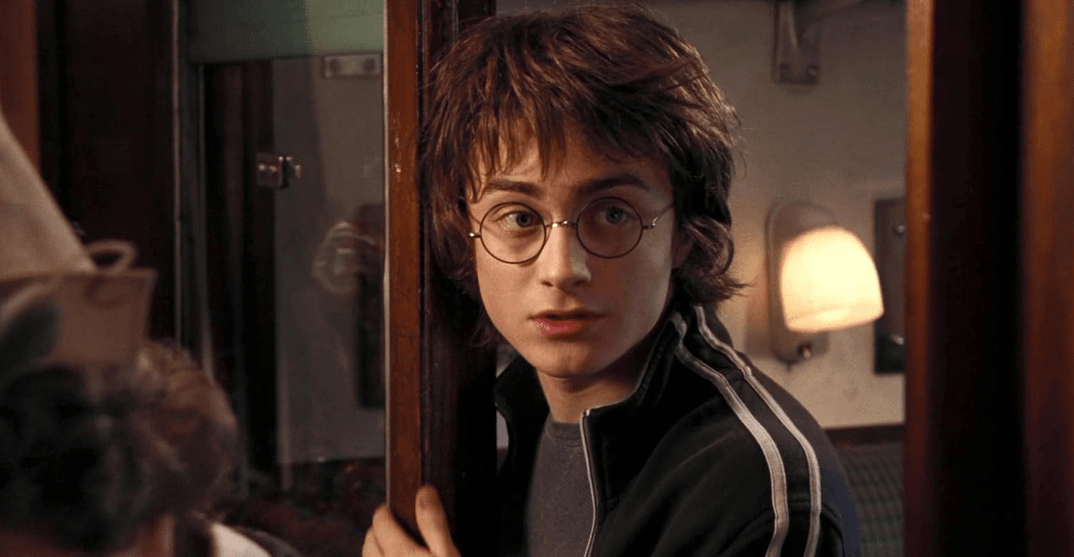 Harry watching Cho order pumpkin pasties on the train.
