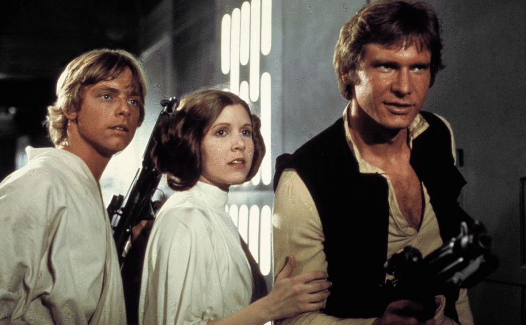 Luke, Leia, and Han.