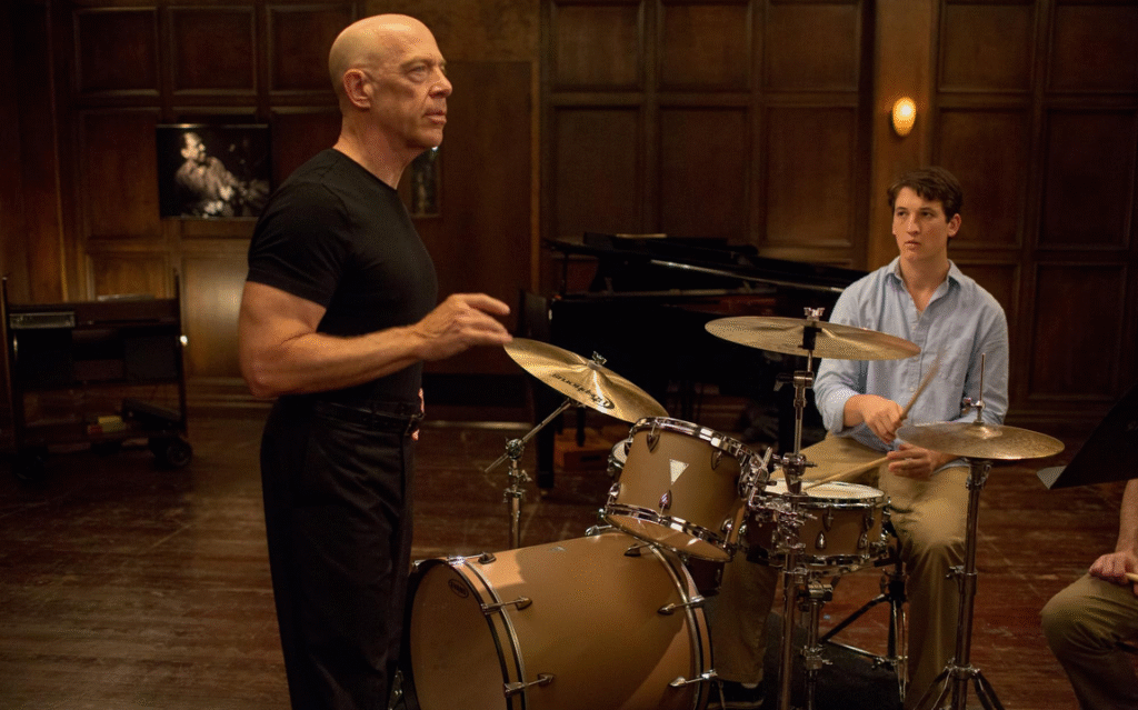 Students being taught jazz.